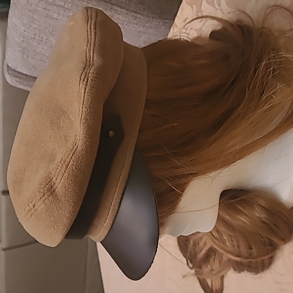 VINTAGE Cashmere/Wool/Leather Brim Lola Lack of Color Hat